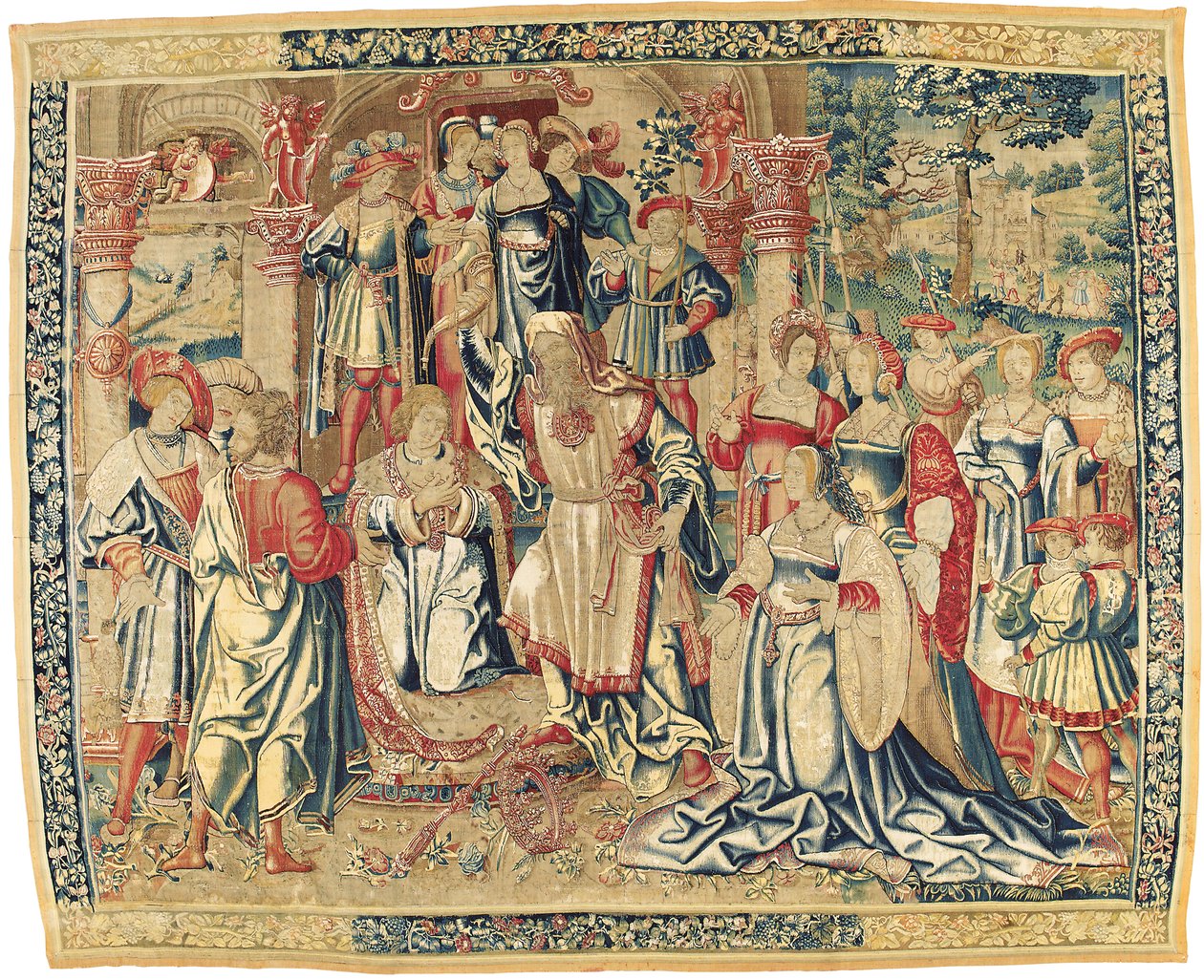 Tapeçaria bíblica franco-flamenga, c.1510-30 de Flemish School