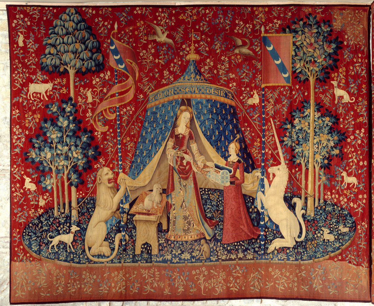 La Dame a la Licorne (A Dama e o Unicórnio) : Ao meu único desejo de Flemish School