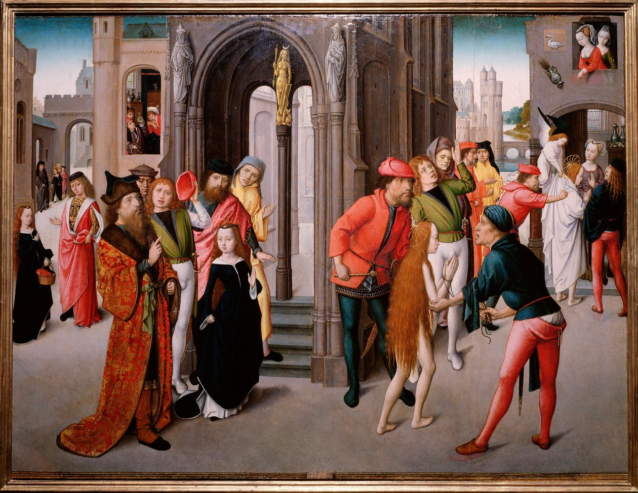 Martírio de Santa Catarina de Alexandria (Pintura de Flemish School