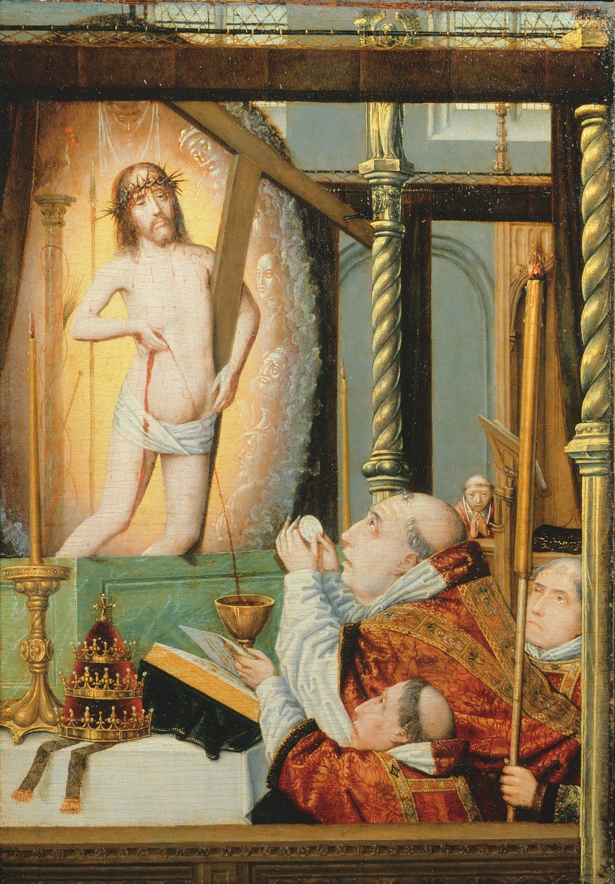Missa de São Gregório, c.1510 de Flemish School