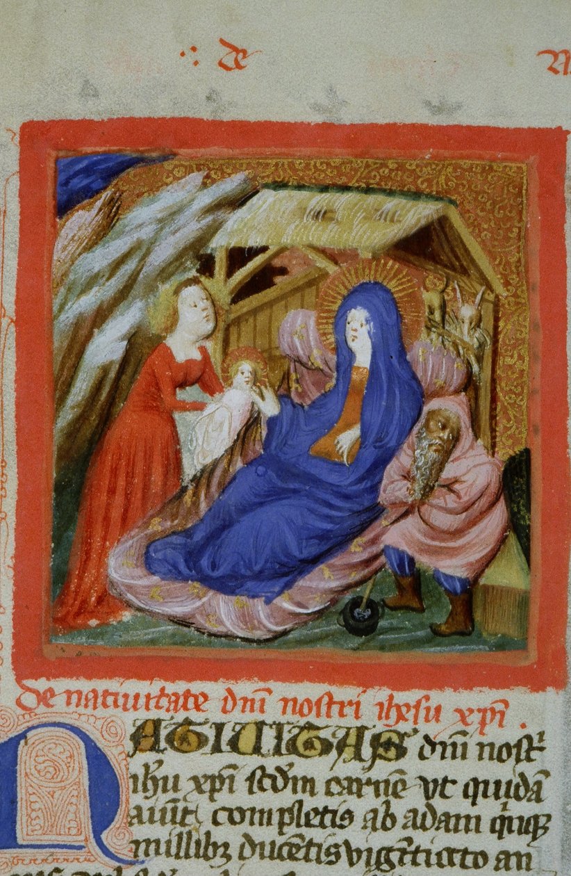 Sra. Gen 1111 Página da Legenda Aurea, Bruges, c.1400-10 de Flemish School