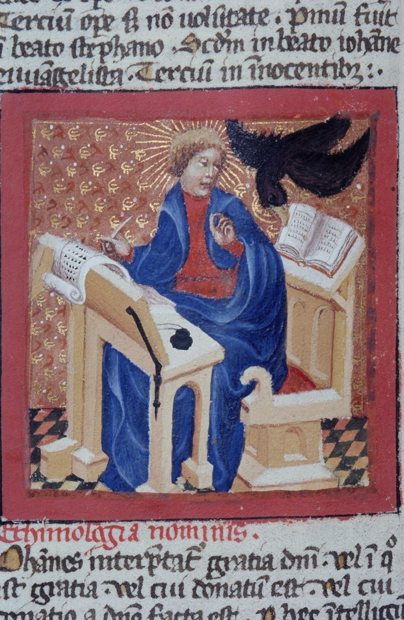 Sra. Gen 1111 Página da Legenda Aurea, Bruges, c.1400-10 de Flemish School