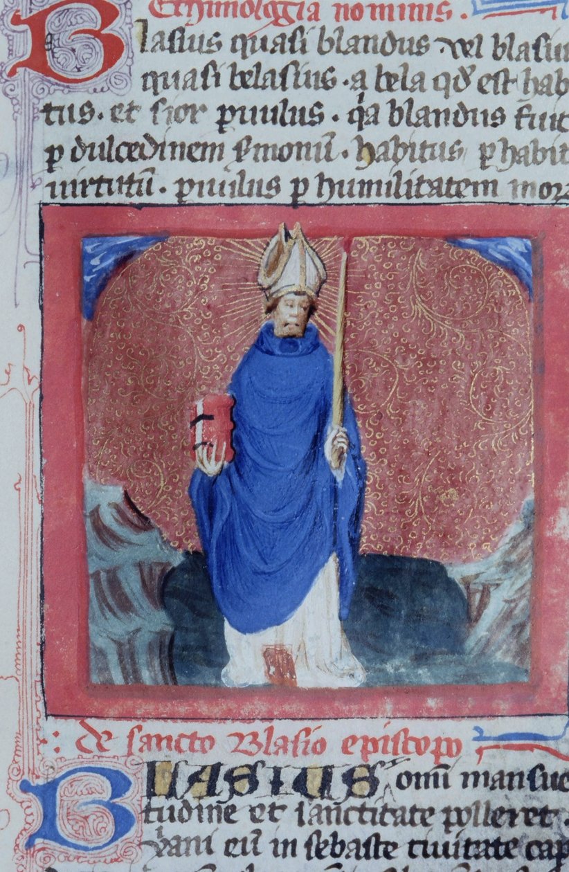 Sra. Gen 1111 Página da Legenda Aurea, Bruges, c.1400-10 de Flemish School