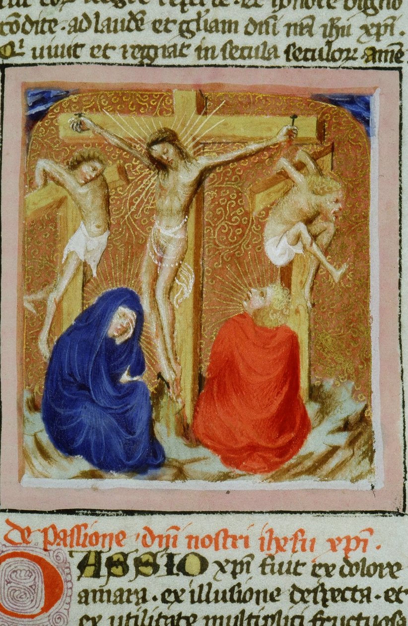 Sra. Gen 1111 Página da Legenda Aurea, Bruges, c.1400-10 de Flemish School