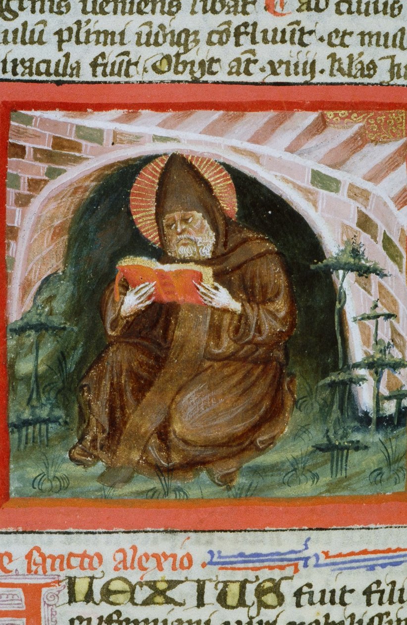 Sra. Gen 1111 Página da Legenda Aurea, Bruges, c.1400-10 de Flemish School