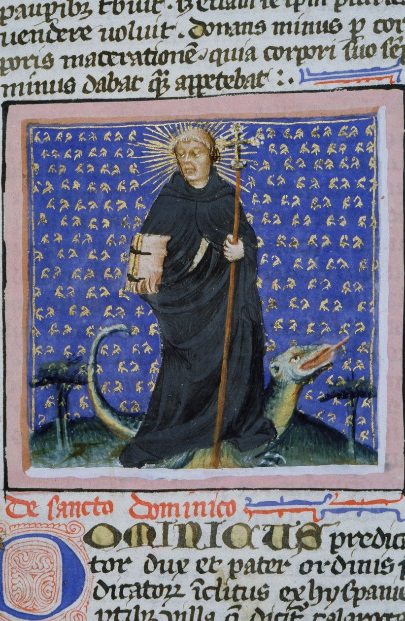 Sra. Gen 1111 Página da Legenda Aurea, Bruges, c.1400-10 de Flemish School