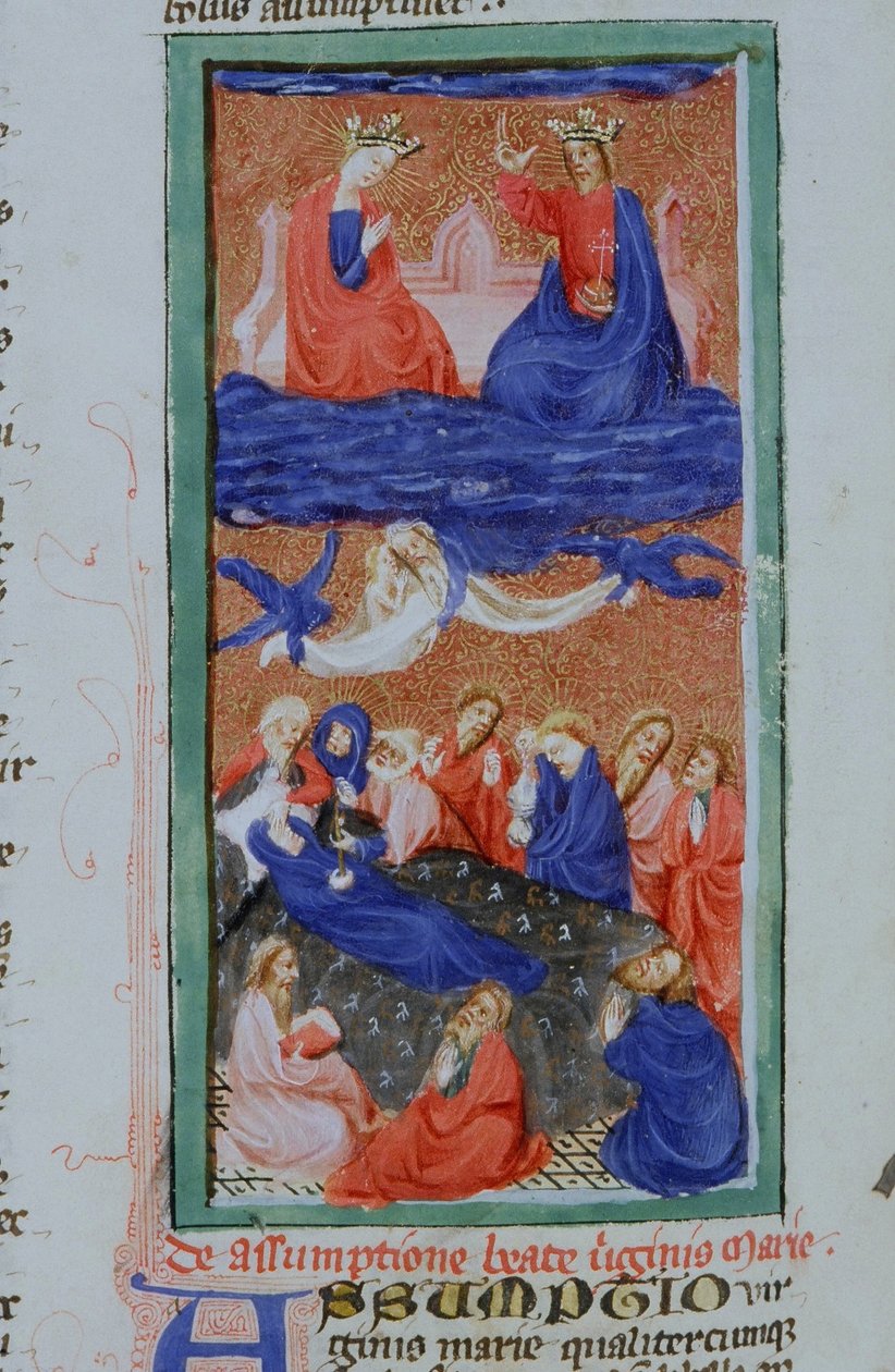 Sra. Gen 1111 Página da Legenda Aurea, Bruges, c.1400-10 de Flemish School