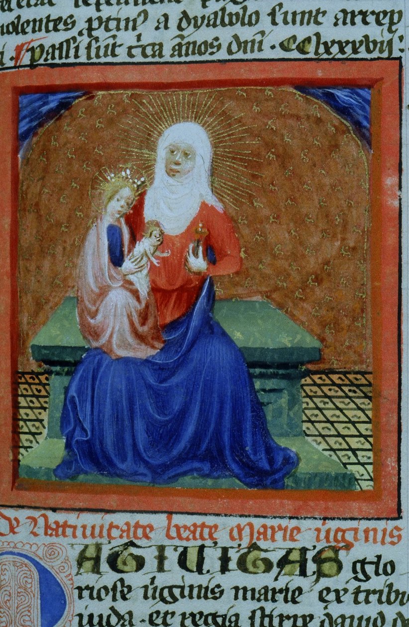 Sra. Gen 1111 Página da Legenda Aurea, Bruges, c.1400-10 de Flemish School
