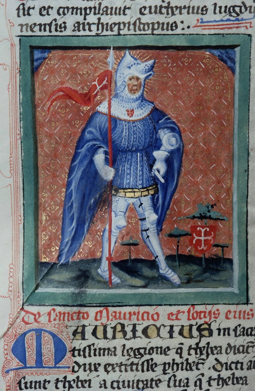 Sra. Gen 1111 Página da Legenda Aurea, Bruges, c.1400-10 de Flemish School