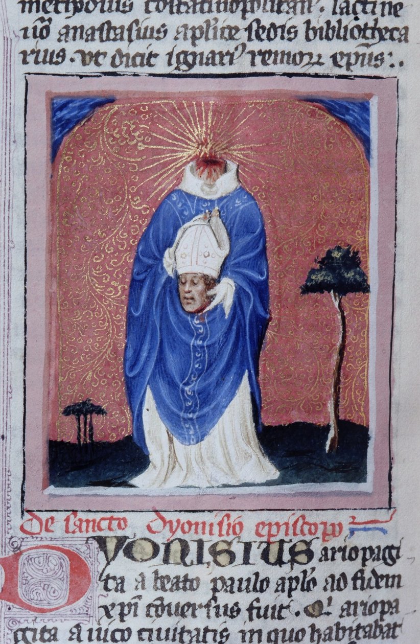 Sra. Gen 1111 Página da Legenda Aurea, Bruges, c.1400-10 de Flemish School