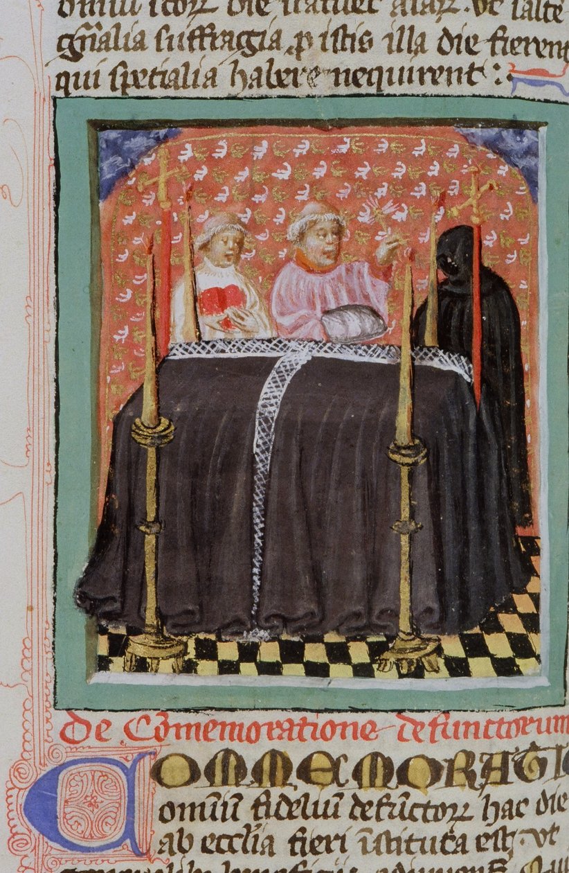 Sra. Gen 1111 Página da Legenda Aurea, Bruges, c.1400-10 de Flemish School