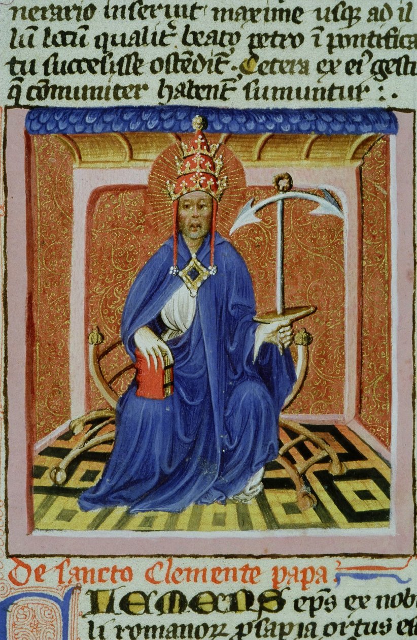 Sra. Gen 1111 Página da Legenda Aurea, Bruges, c.1400-10 de Flemish School