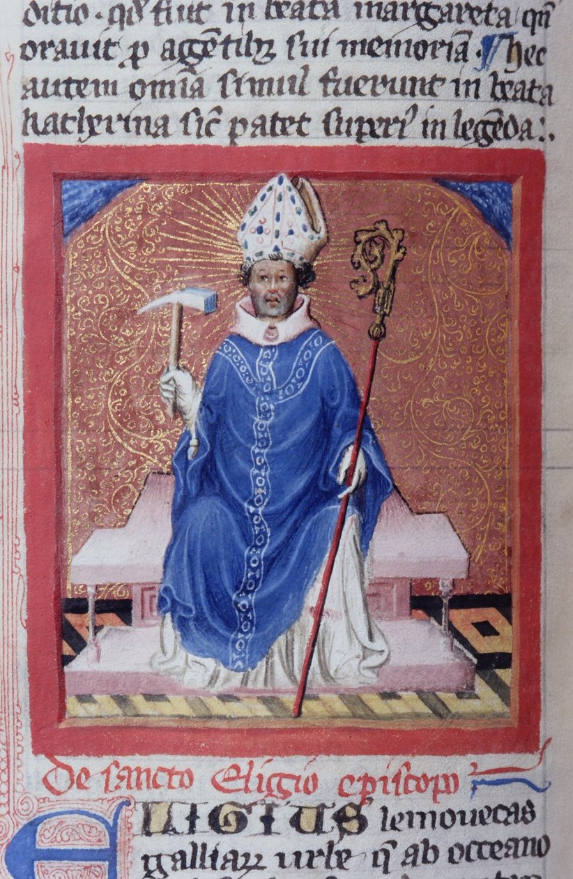 Sra. Gen 1111 Página da Legenda Aurea, Bruges, c.1400-10 de Flemish School