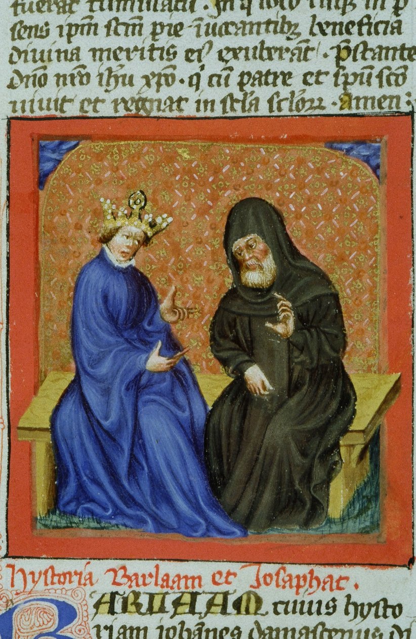 Sra. Gen 1111 Página da Legenda Aurea, Bruges, c.1400-10 de Flemish School