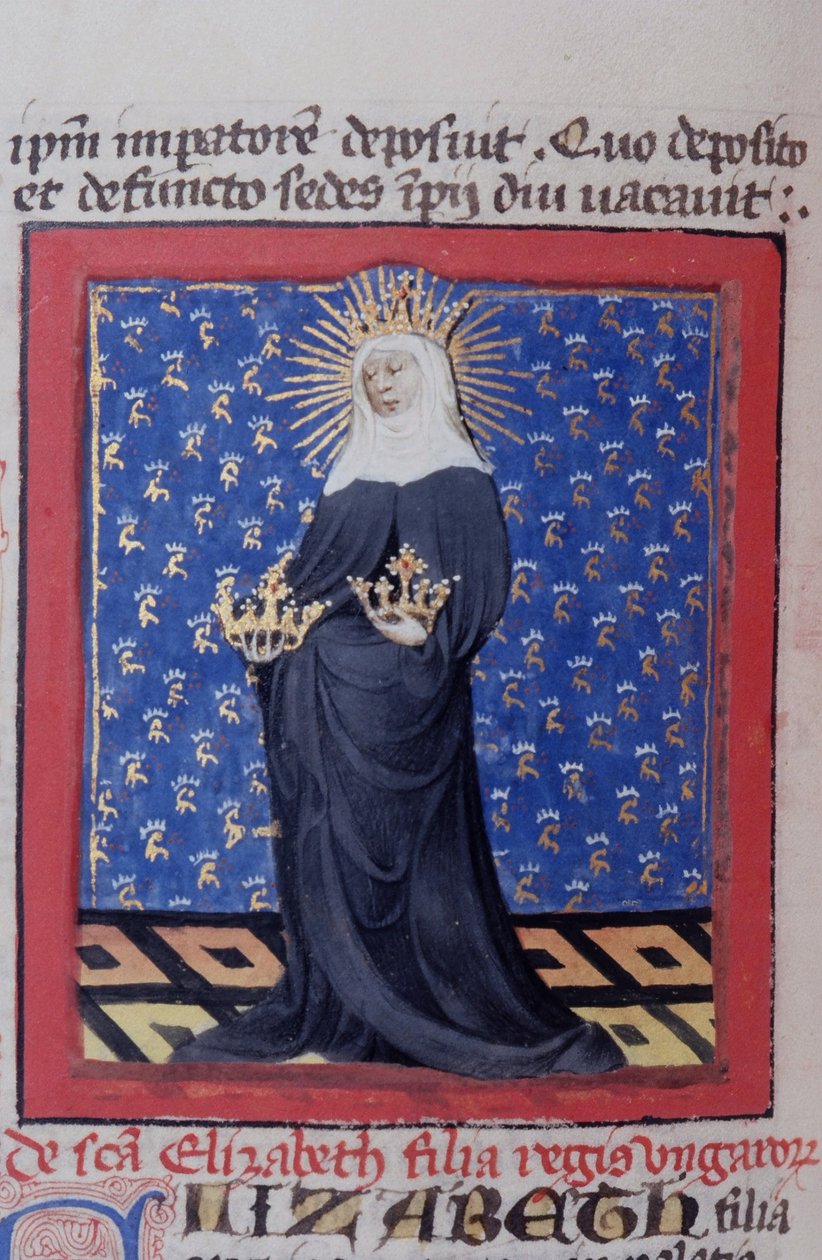 Sra. Gen 1111 Página da Legenda Aurea, Bruges, c.1400-10 de Flemish School