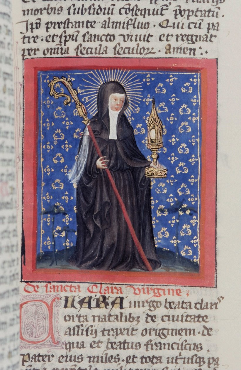 Sra. Gen 1111 Página da Legenda Aurea, Bruges, c.1400-10 de Flemish School