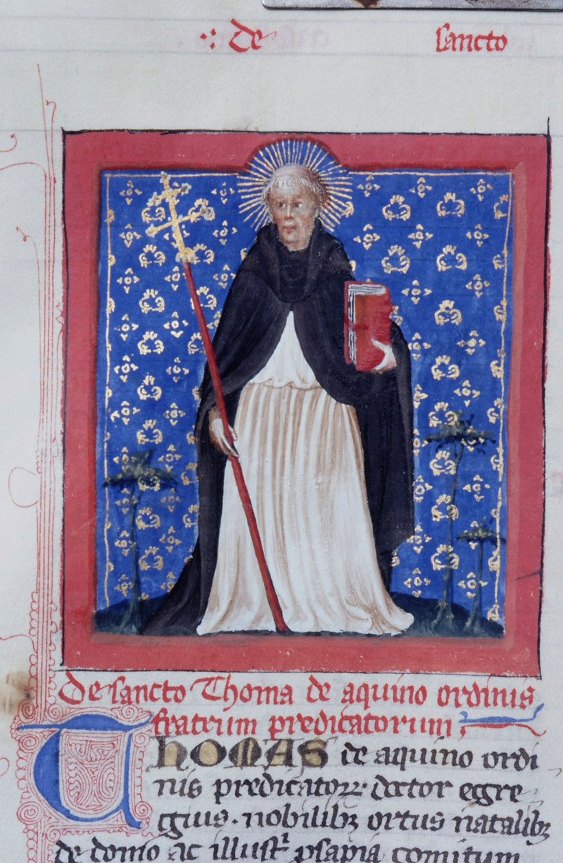 Sra. Gen 1111 Página da Legenda Aurea, Bruges, c.1400-10 de Flemish School