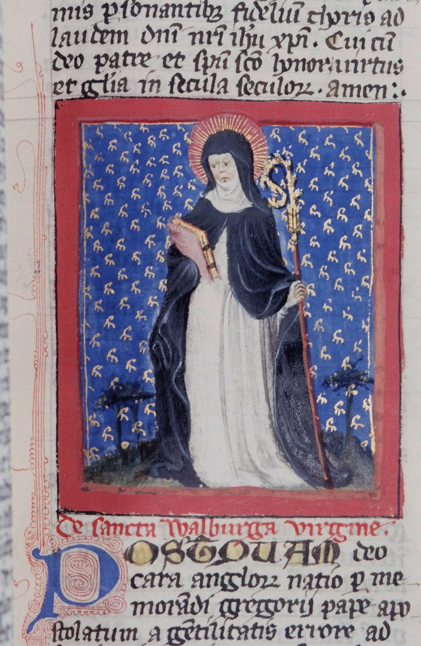 Sra. Gen 1111 Página da Legenda Aurea, Bruges, c.1400-10 de Flemish School