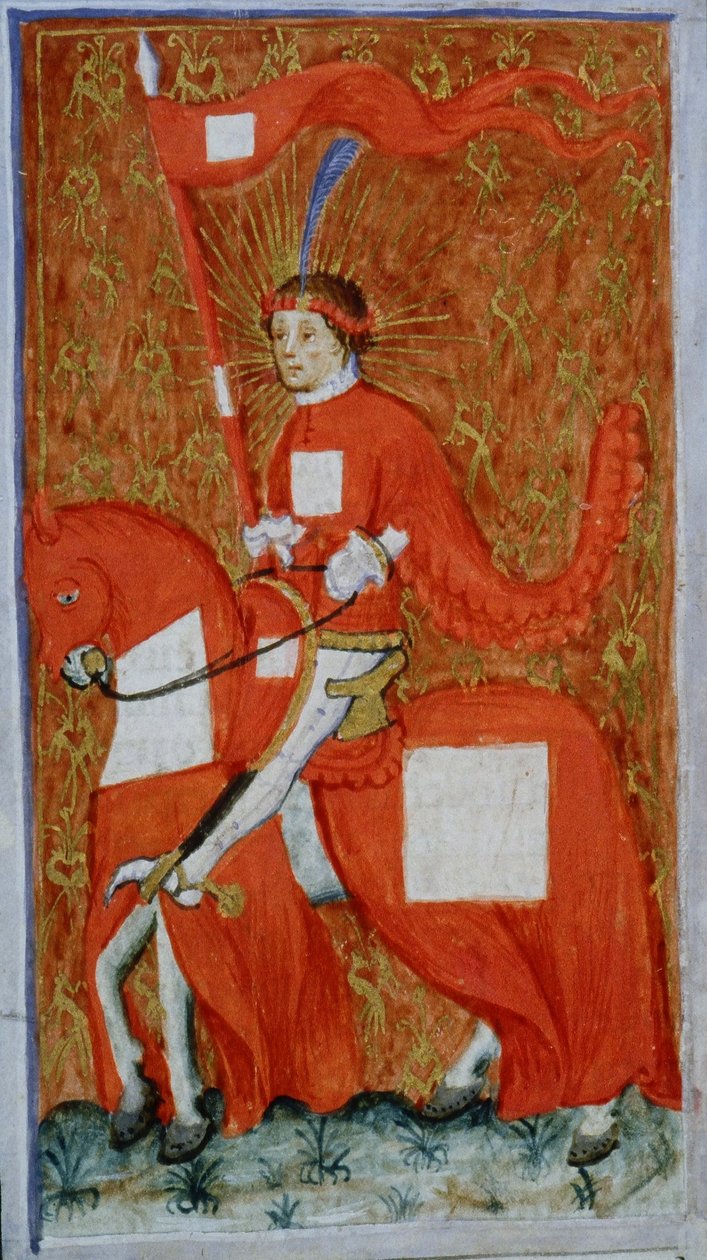 Sra. Gen 1111 Página da Legenda Aurea, Bruges, c.1400-10 de Flemish School