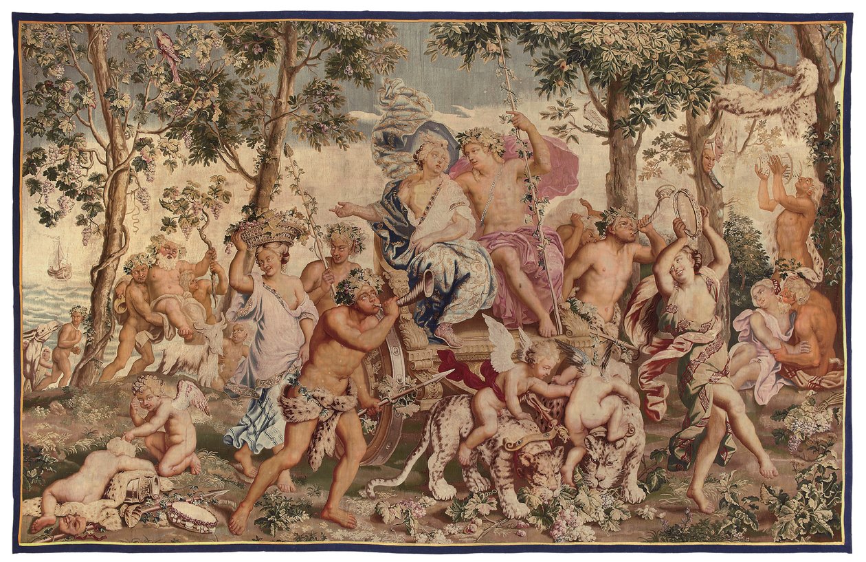 Tapeçaria mitológica, final do século XVII de Flemish School