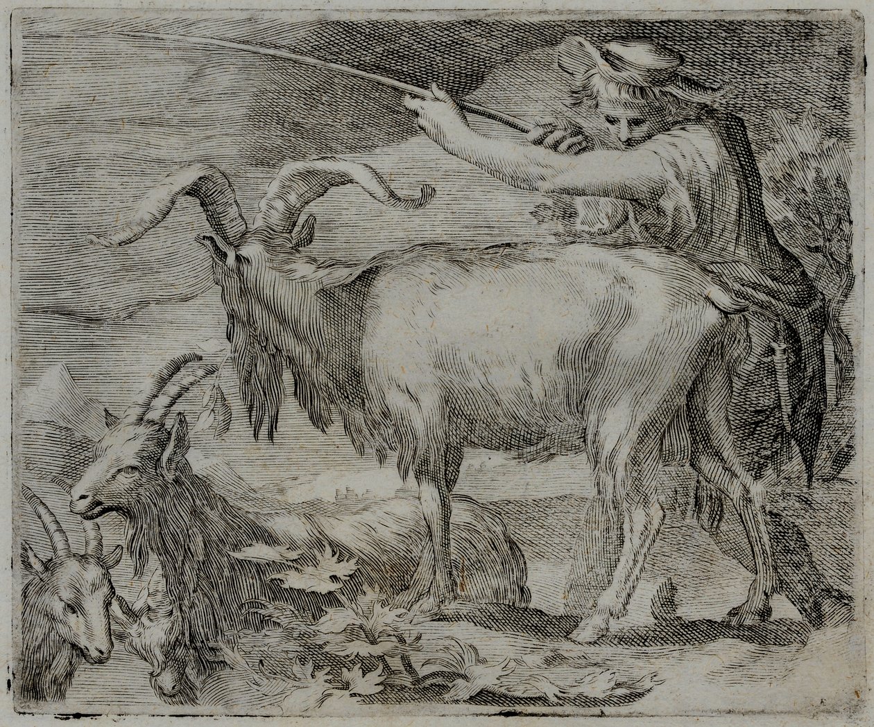Gravura do velho mestre de Flemish School