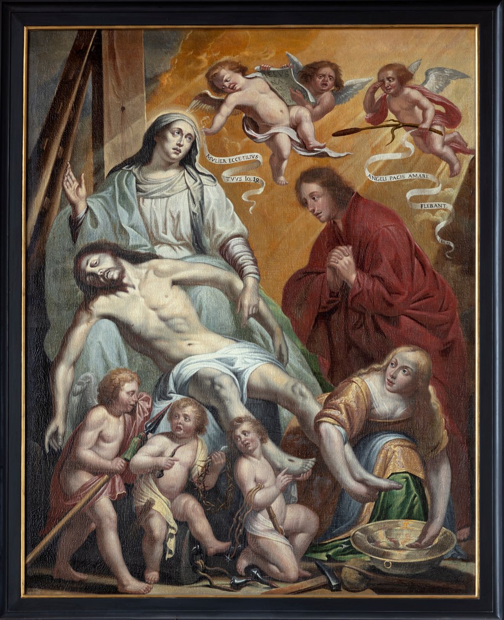 Pintura, Pietà, escola flamenga de Flemish School
