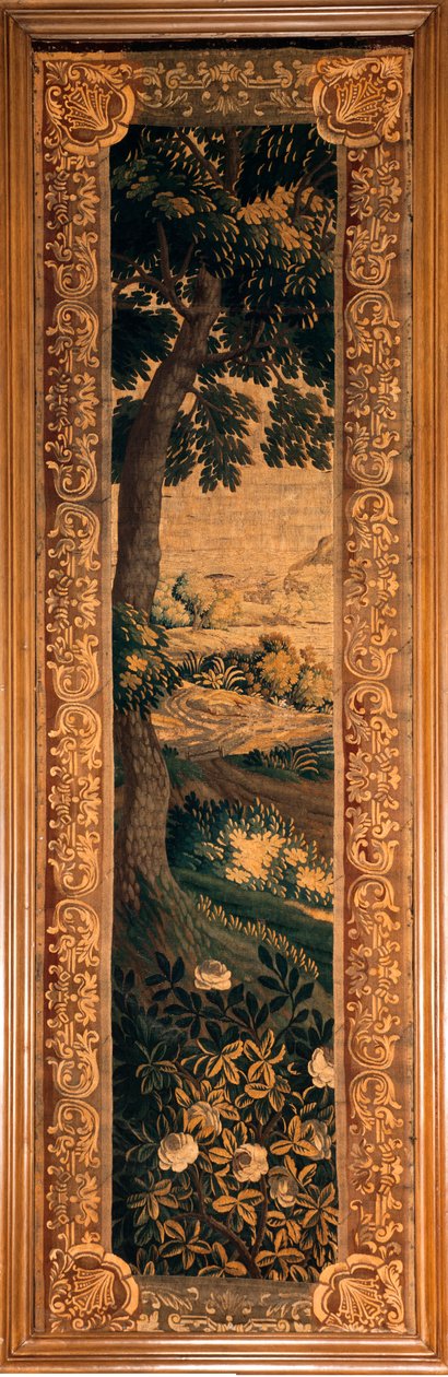 Palácio (Castelo da Eu). O museu (Museu Louis-Philippe do castelo da UE). tapeçaria flamenga. século 18. de Flemish School