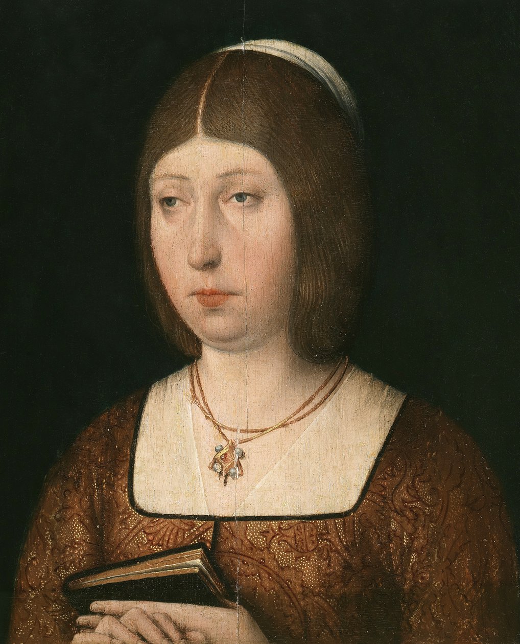 Retrato de Isabella "O Católico", Rainha de Castela, c.1490 de Flemish School