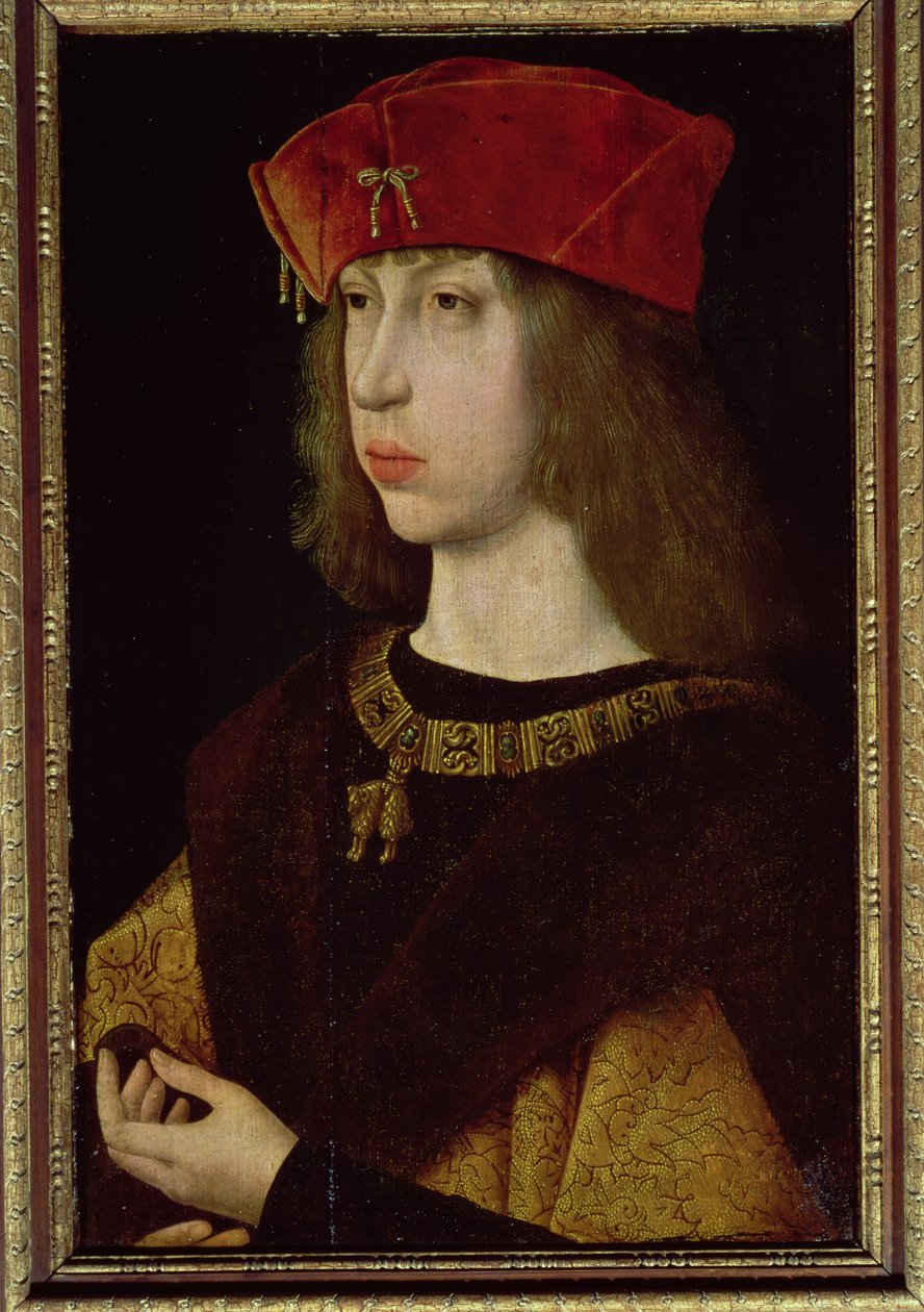 Retrato de Filipe, o Belo (1478-1506) de Flemish School