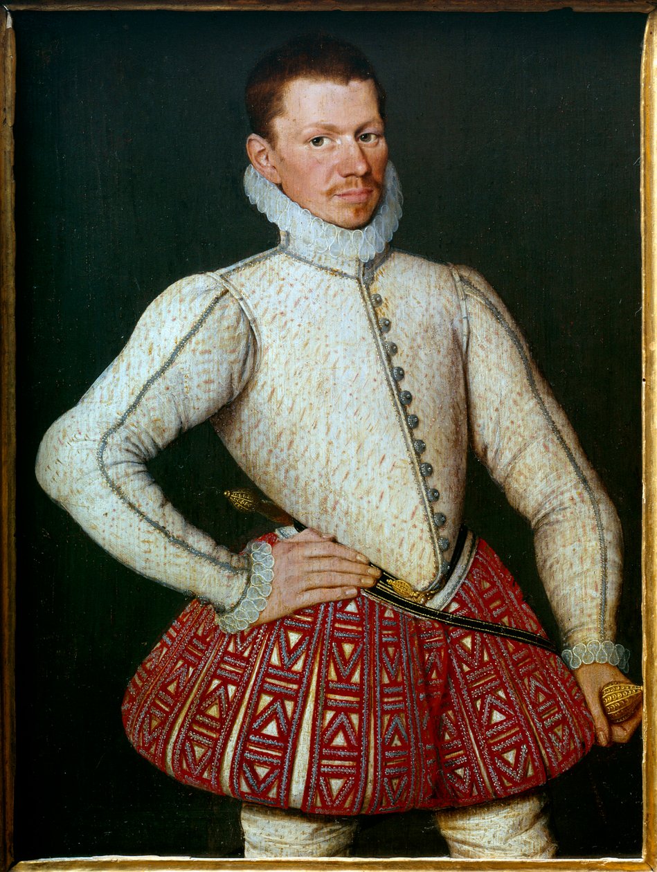 Retrato de um cavalheiro Pintura da escola flamenga da segunda metade do século XVI. Sol 0,37x0,27 m de Flemish School