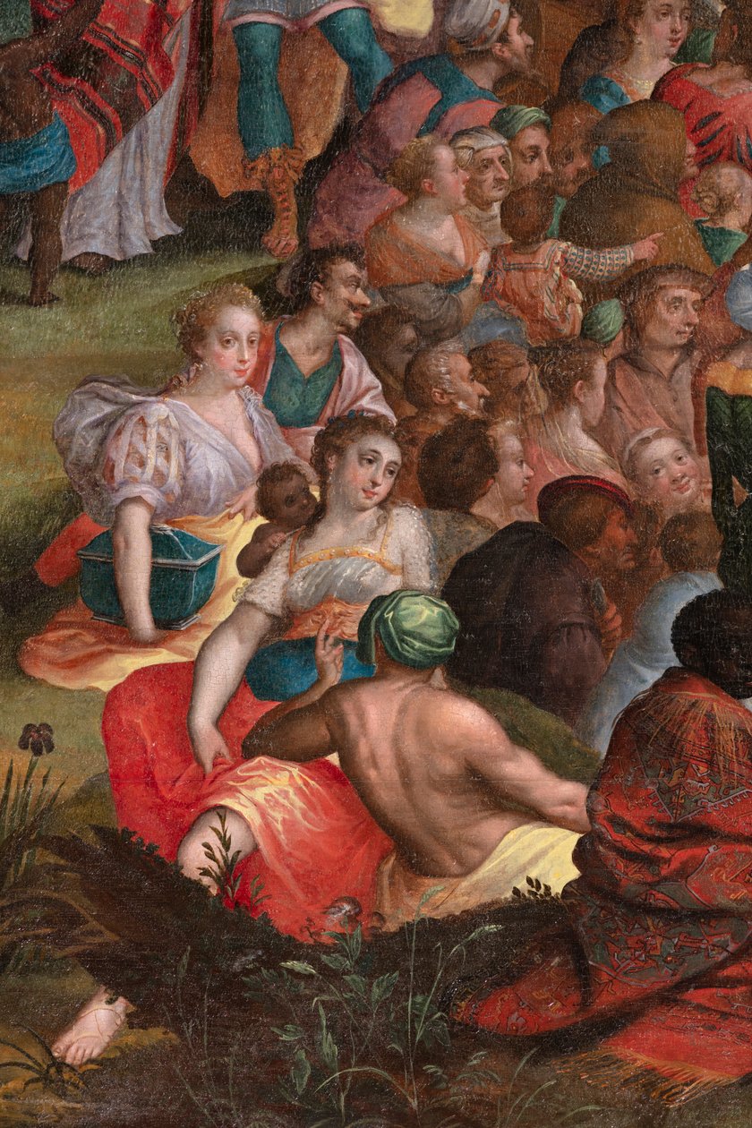 A pregação de João no deserto de Flemish School