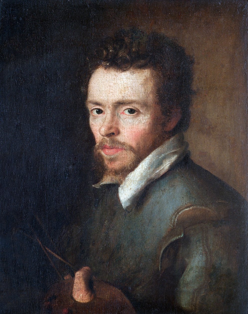 Auto-retrato de um pintor desconhecido de Flemish School