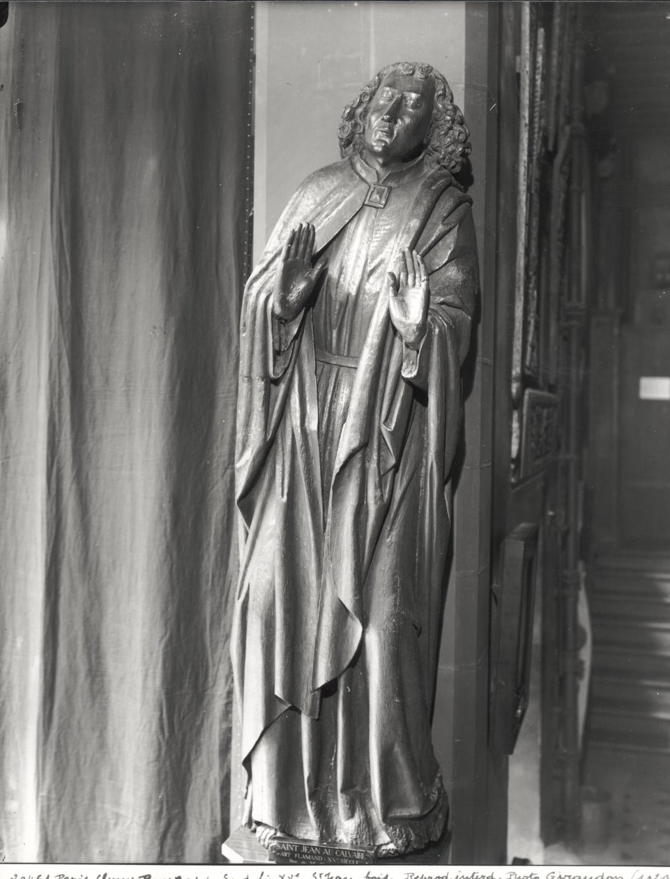 São João no Calvário (madeira) de Flemish School
