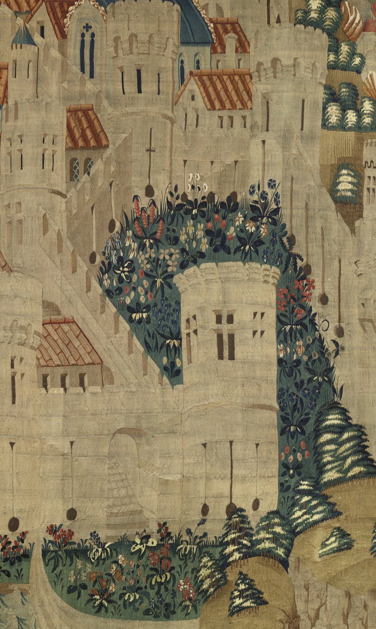 Tapeçaria mostrando as Conquistas do rei Alfonso V de Portugal de Flemish School