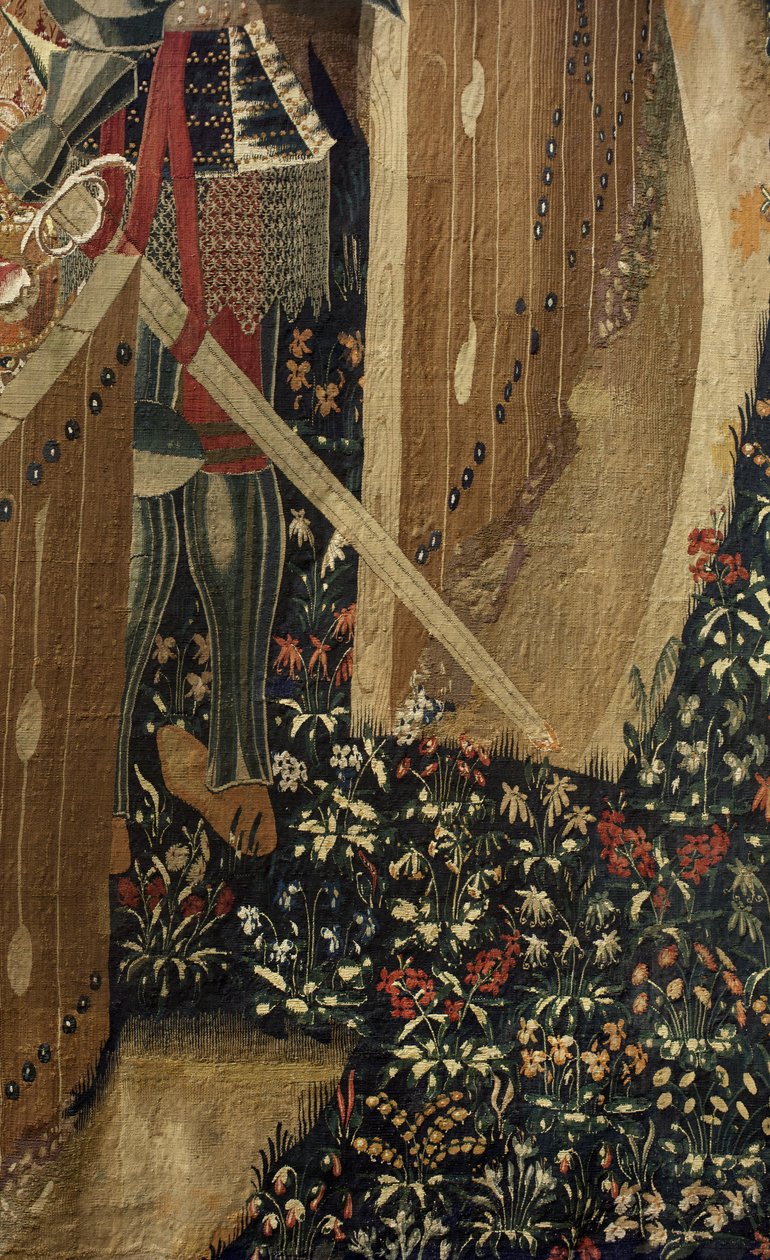 Tapeçaria mostrando as Conquistas do rei Alfonso V de Portugal de Flemish School