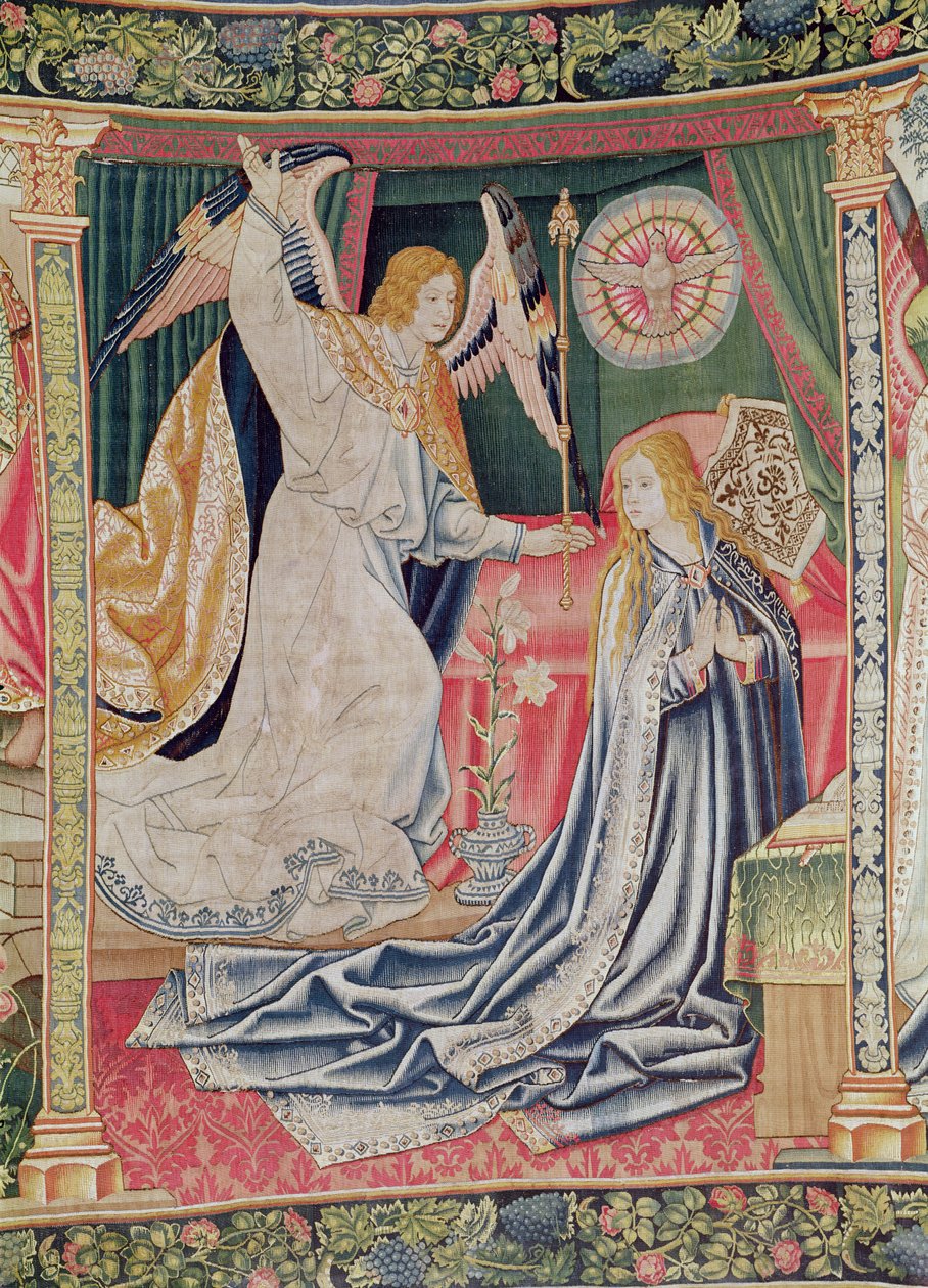 A Anunciação, Workshop de Bruxelas, c.1510 de Flemish School