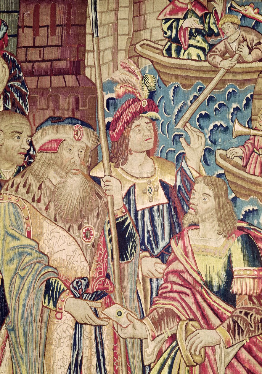 A chegada de Vasco da Gama de Flemish School