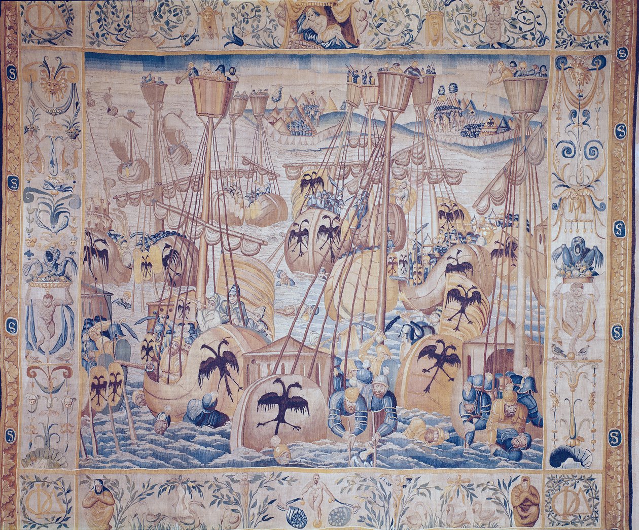 A Batalha de Tunis ou Lepanto de Flemish School