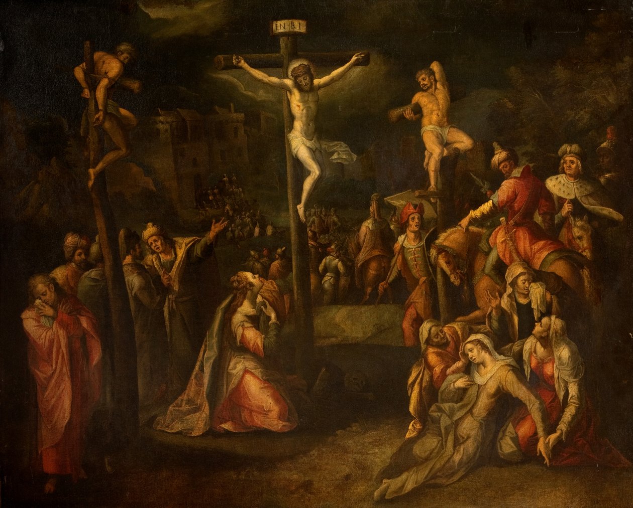A Crucificação, 1550 -1700 de Flemish School