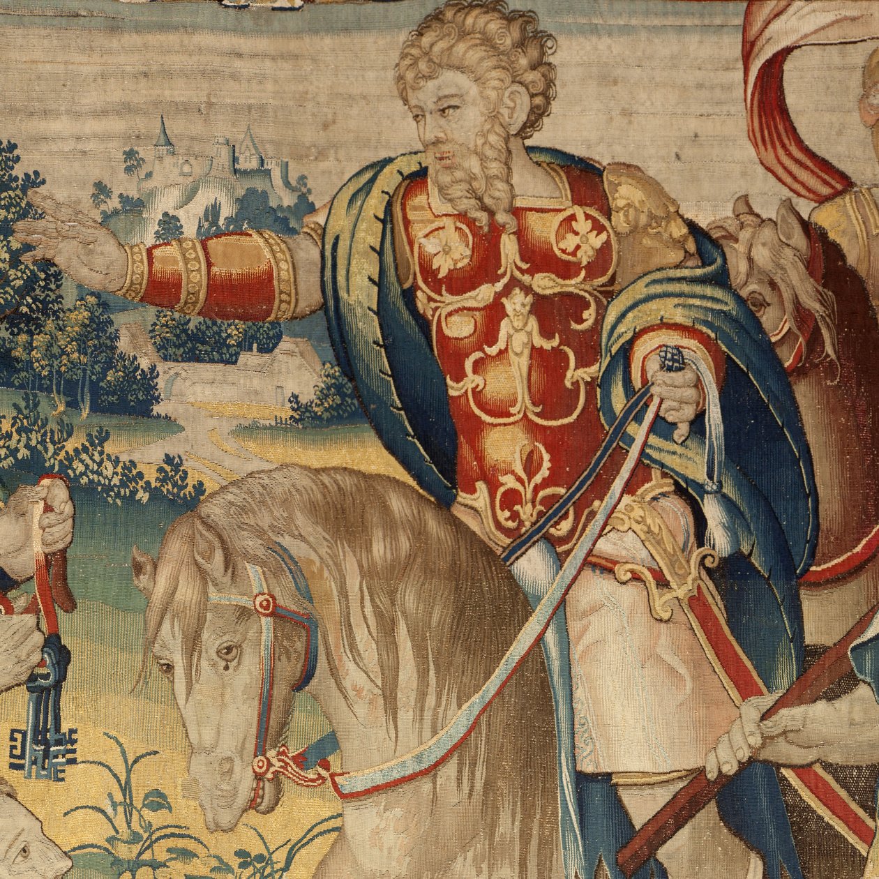 A História de Hannibal, c.1570 (tapeçaria) de Flemish School