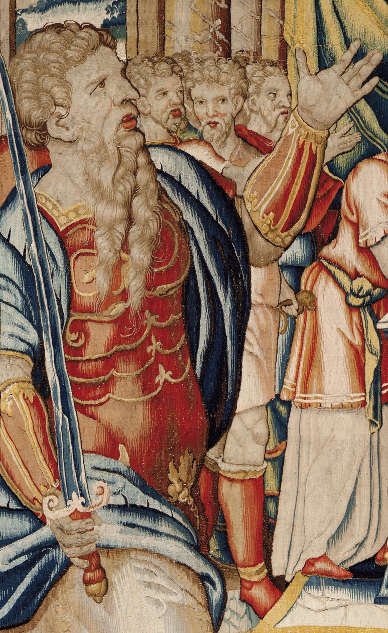 A História de Hannibal, c.1570 (tapeçaria) de Flemish School