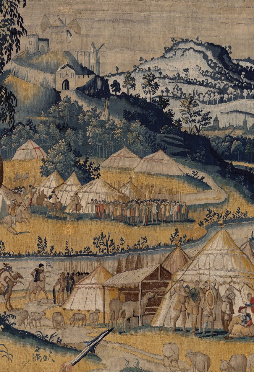 A História de Hannibal, c.1570 (tapeçaria) de Flemish School