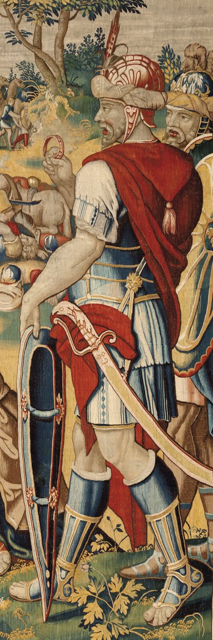 A História de Hannibal, c.1570 (tapeçaria) de Flemish School