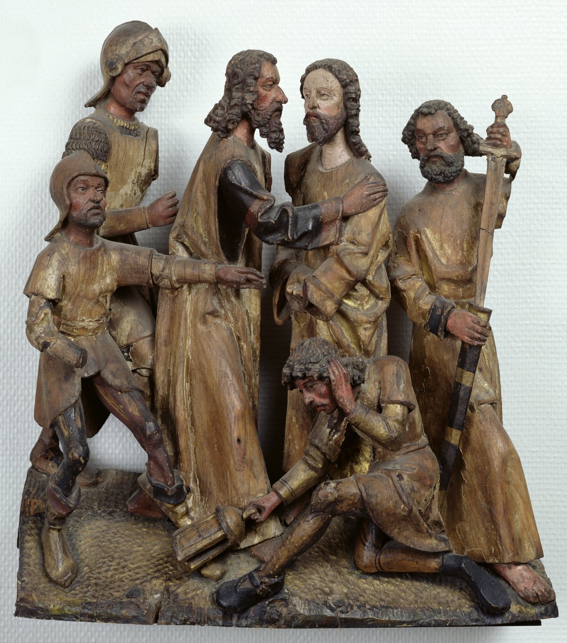 O beijo de Judas, de Antuérpia (madeira policromada) de Flemish School