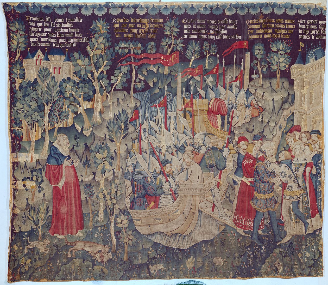 A história de Jourdain de Blaye, Arras Workshop de Flemish School