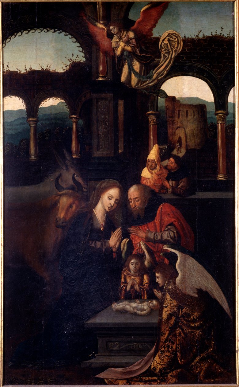 A Natividade (Pintura de Flemish School