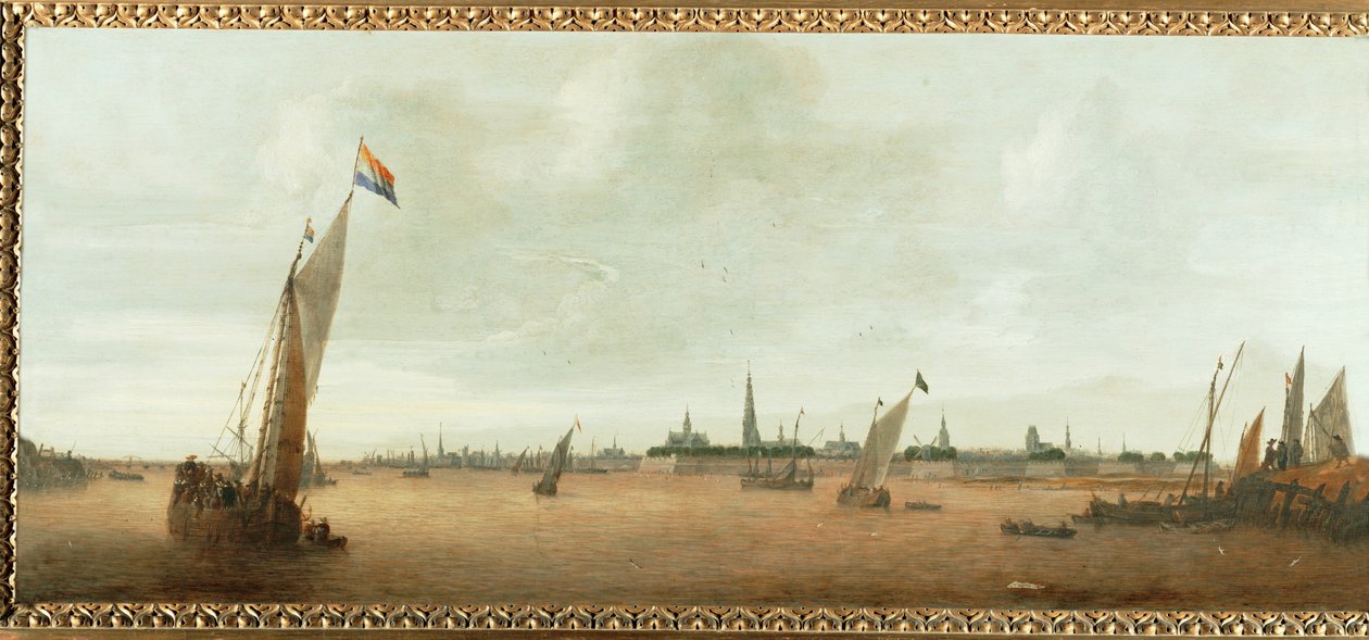 Vista de Antuérpia, Bélgica ... de Flemish School