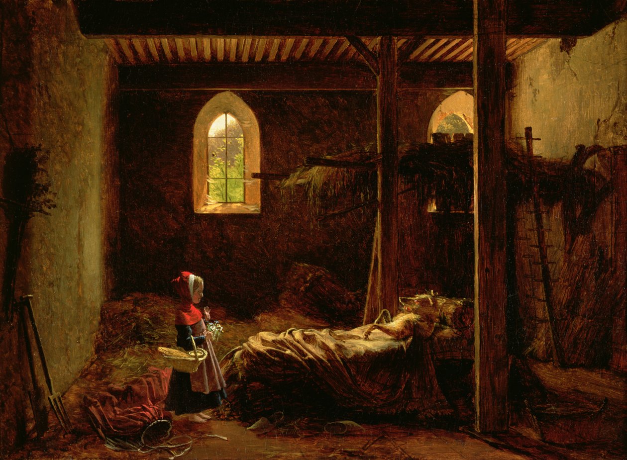 Chapeuzinho Vermelho, c.1820 de Fleury François Richard