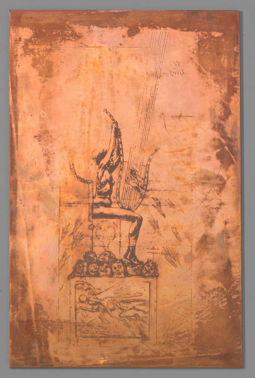 Para ligar de Félicien Rops (signed by artist)