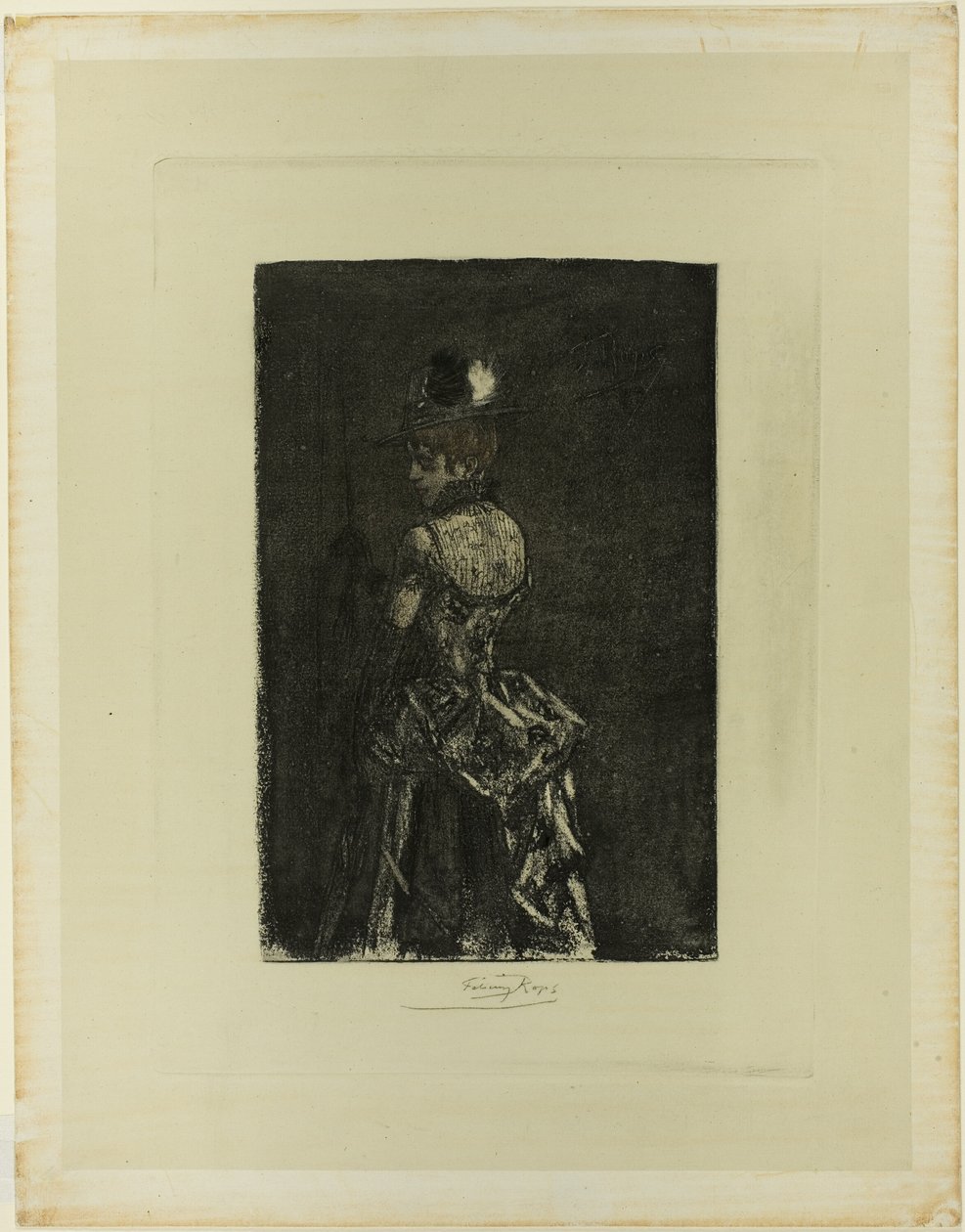 Primeiro passo de Félicien Rops